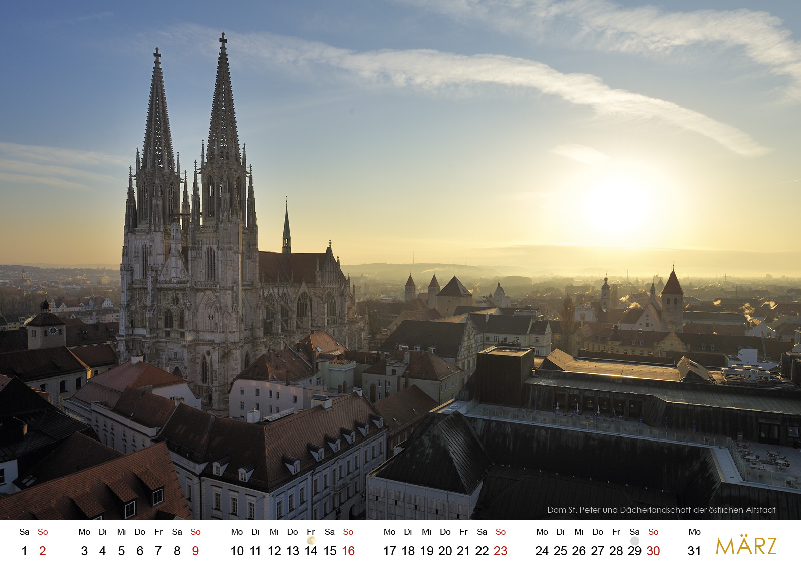 Regensburg im Licht der Jahreszeiten 2025x4